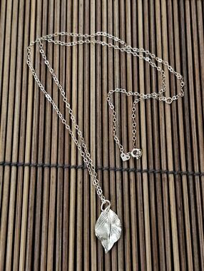 14k Yellow Gold Leaf Necklace